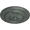 Ekena Millwork Chester Ceiling Medallion (Fits Canopies up to 2 1/4"), 15 3/4"OD x 1 7/8"P, Athenian Green Crackle CM15CHAGC - alternate 2